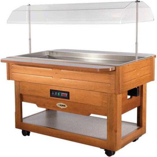 Self buffet froid en bois SCAIOLA BREAKFAST Self buffet froid en bois SCAIOLA BREAKFAST