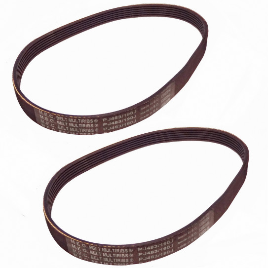 Kit courroies de transmissions rainurées pour façonneuse pizza DSA310 Prismafood ou JILO31 DPF310 31DSP - MEC BELT MULTIRIBS Kit courroies de transmissions rainurées pour façonneuse pizza DSA310 Prismafood ou JILO31 DPF310 31DSP - MEC BELT MULTIRIBS