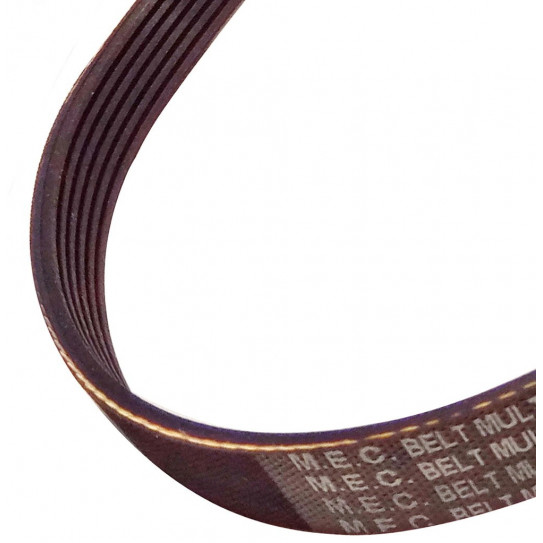 Détail courroie de transmission rainurée pour façonneuse pizza DSA310 Prismafood ou JILO 31 - MEC BELT MULTIRIBS