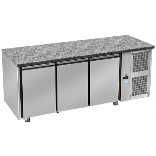 Tour pâtissier 600x400 réfrigéré ventilé dessus granit 3 portes 2150x800x850mm froid positif tropicalisé. TPG 3 P GL DAP Tour pâtissier 600x400 réfrigéré ventilé dessus granit 3 portes 2150x800x850mm froid positif tropicalisé. TPG 3 P GL DAP