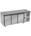 Tour pâtissier 60x40 ventilé réfrigéré granit 3 portes