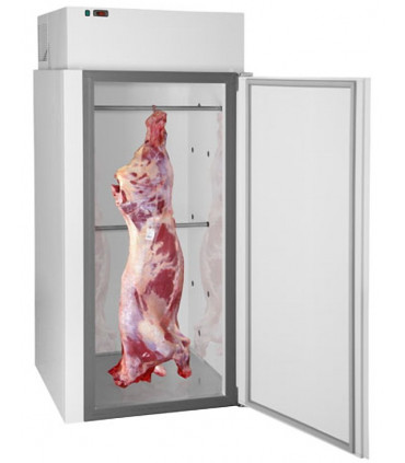 Chambre froide mini positive 0ºC / +10ºC tropicalisé - 2 barres mobiles + crochet 1320 L - Dim 100x100x212cm - CHF 132 TN BARRE Chambre froide mini positive 0ºC / +10ºC tropicalisé - 2 barres mobiles + crochet 1320 L - Dim 100x100x212cm - CHF 132 TN BARRE