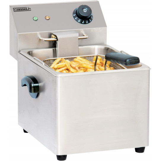 Friteuse électrique 8 litres top de table 1 cuve 230 V monophasé - CFE8 Casselin Friteuse électrique 8 litres top de table 1 cuve 230 V monophasé - CFE8 Casselin