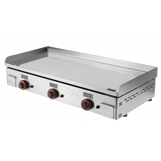 Plancha 100 cm gaz chrome dur lisse épaisseur 15 mm 12,3 kW - NC-100 MAINHO Plancha 100 cm gaz chrome dur lisse épaisseur 15 mm 12,3 kW - NC-100 MAINHO