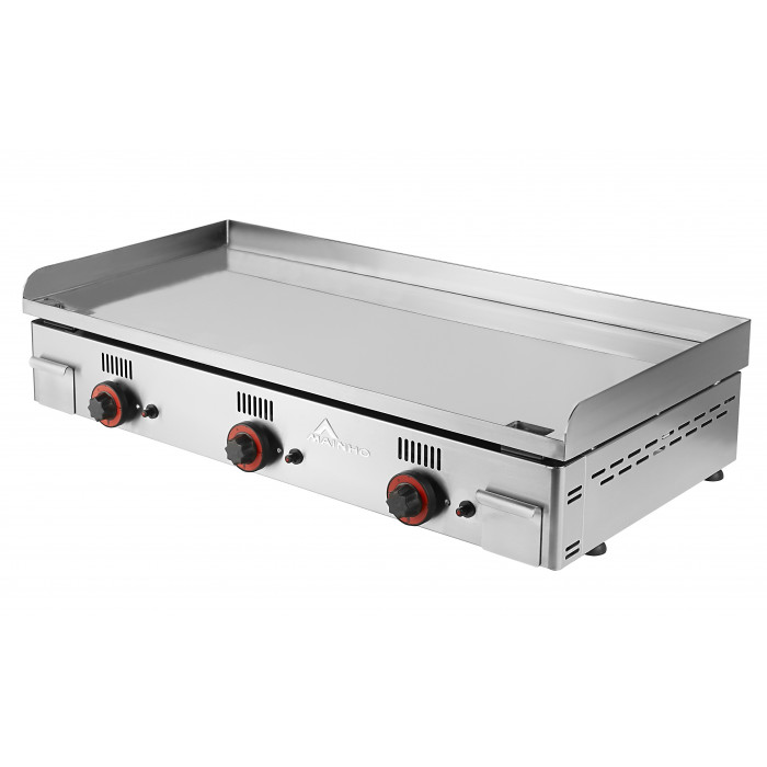 Plancha gaz professionnelle inox : plancha gaz 2 feux Roller Grill