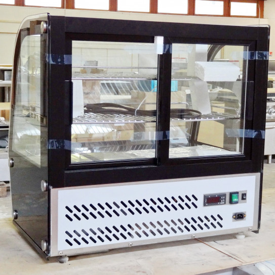 Vitrine réfrigérée ventilée top vue arrière - 7450.0605 HTR100 Combisteel - Modèle expo StockResto