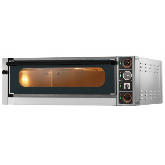 Four pizza électrique GAM M9 TOP large chambre entièrement réfractaire commandes mécaniques, four superposable Four pizza électrique GAM M9 TOP large chambre entièrement réfractaire commandes mécaniques, four superposable