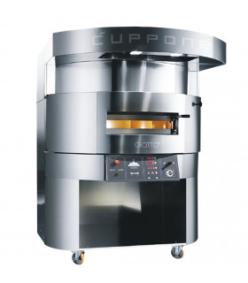 Four pizza GIOTTO CUPPONE GT110 électrique sole tournante Ø 110 cm (hotte sur le dessus en option)