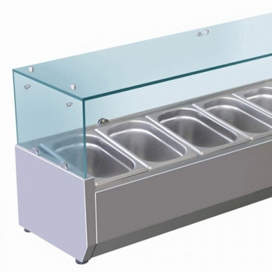 Vitrine à ingrédients réfrigérée détail VRX /380