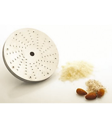 Disque Ø 110mm spécial parmesan, arachides, fruits secs pour râpe à fromage Santos n°2 - 02201FD Disque Ø 110mm spécial parmesan, arachides, fruits secs pour râpe à fromage Santos n°2 - 02201FD