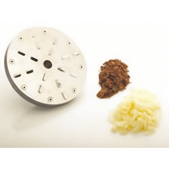 Disque Ø 110mm spécial fondue, mozzarella, chocolat pour râpe à fromage Santos n°2 - 02201FD Disque Ø 110mm spécial fondue, mozzarella, chocolat pour râpe à fromage Santos n°2 - 02201FD
