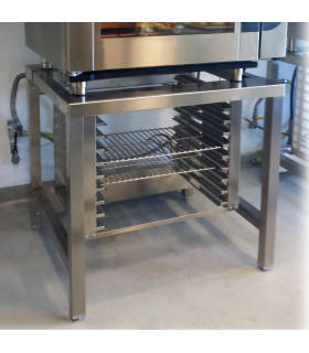 Support inox pour four mixte Chefmate CME CMG CMFE, CMFG, CONVY CYE - SCFM MBM