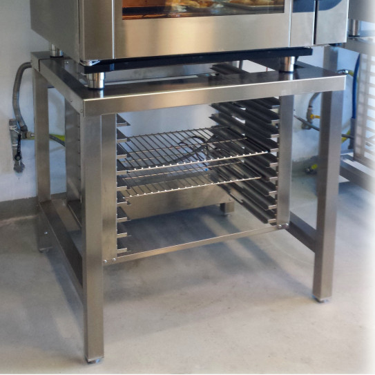 Support inox pour four mixte Chefmate CME CMG CMFE, CMFG, CONVY CYE - SCFM MBM Support inox pour four mixte Chefmate CME CMG CMFE, CMFG, CONVY CYE - SCFM MBM