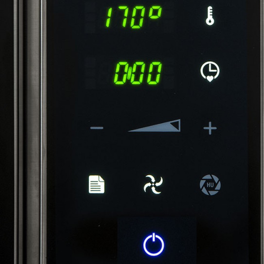 Chefmate détails du panneau de contrôle sensitive touch four mixte CME6W MBM