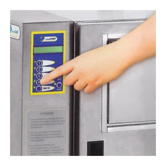 2 - Sélectionner le temps de friture désiré - Pom'chef friteuse automatique de bar sans hotte aspirante - KL3