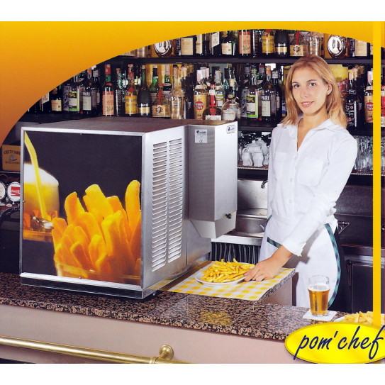 Pom'chef friteuse électrique automatique de comptoir pour bar sans hotte aspirante KL3 euroChef