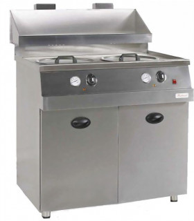 Friteuse gaz 2 pots B/2P Bertrand Teknolam Bruxelloise 2 Pots