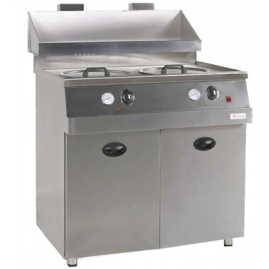 Friteuse gaz 2 pots B/2P Bertrand Teknolam Bruxelloise 2 Pots Friteuse gaz 2 pots B/2P Bertrand Teknolam Bruxelloise 2 Pots