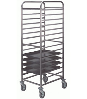 Échelle pâtissière inox 600x400 mm 15 ou 20 niveaux - CD15 ou CD20 Plateaux Bertrand Tekno Lam