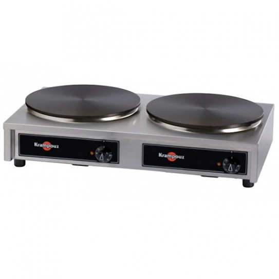 Crêpière électrique Krampouz Confort 2 plaques Ø 40 cm CTCA8AA-KR Mono 2 x 3600W
