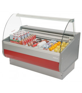 Vitrine réfrigérée de comptoir 1m Couleur Grenad Ral3003