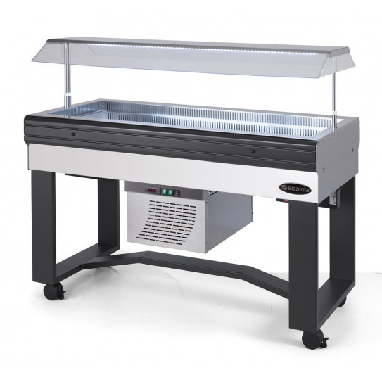 Self buffet froid +3°C/+10°C inox BREAKFAST INOX SCAIOLA Self buffet froid +3°C/+10°C inox BREAKFAST INOX SCAIOLA