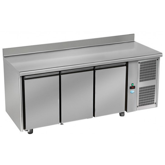Tour pâtissier 600x400 réfrigéré ventilé dessus inox 3 portes 2017x800x850mm froid positif tropicalisé. TPIV 3P GL10 DAP