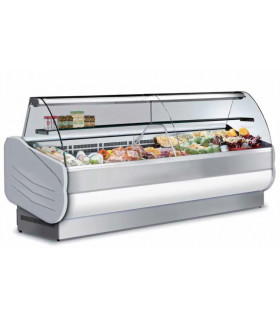 Vitrine réfrigérée ventilée de comptoir 2500 + étagère intermédiaire - 250 VC URBAN ISOTECH