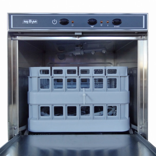 Lave-verres panier 35x35 cm MBM. Dim 40(L)x50(P)x64(H) cm