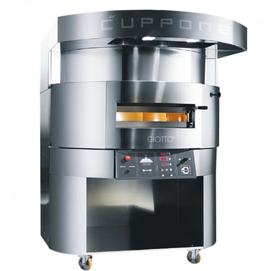 Four pizza GIOTTO CUPPONE GT140 électrique sole tournante Ø 140 cm (hotte sur le dessus en option) Four pizza GIOTTO CUPPONE GT140 électrique sole tournante Ø 140 cm (hotte sur le dessus en option)