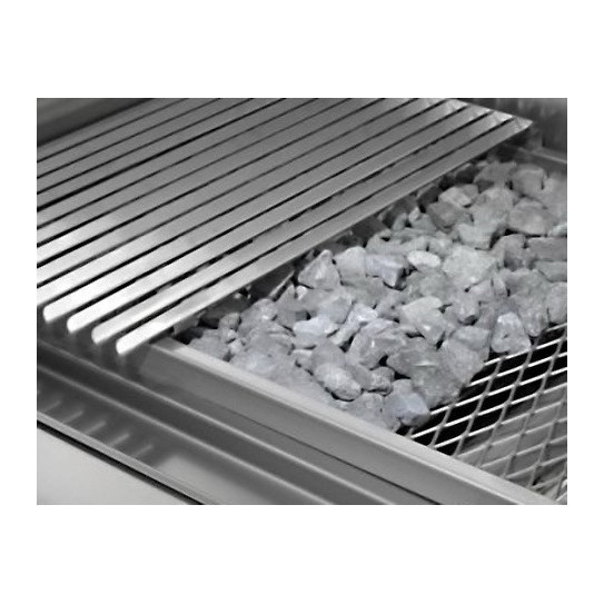 Principe grill Charcoal parrillas gaz pierres de lave réfractaires