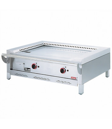 Teppan Yaki plaque grillade gaz 2 zones 7 kW Jumbo portable TP 12/JGP Nayati Teppan Yaki plaque grillade gaz 2 zones 7 kW Jumbo portable TP 12/JGP Nayati
