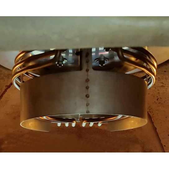 Détail résistance électrique voute four pizza GIOTTO E100 Pastaline