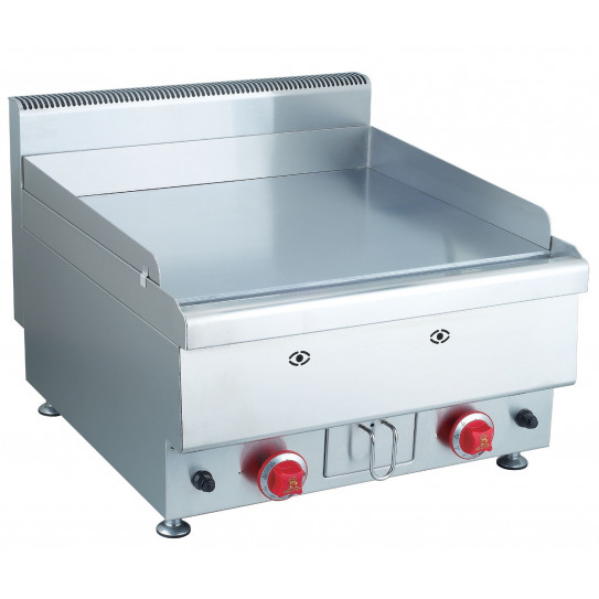 Plaque à snacker gaz 600x650 12 kW tout inox Plaque à snacker gaz 600x650 12 kW tout inox