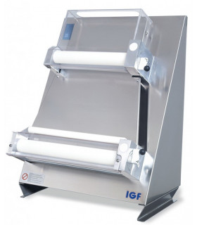 Laminoir pizza renforcé rouleaux parallèles Ø sortie 40 cm IGF 2300/L40P GEMMA INOX