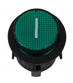 Bouton poussoir vert On (I) laminoir pizza PASTALINE VELMA GIOTTO D45 D30 PARALLELA SPL60