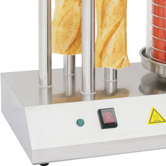 Appareil à Hot-Dog détail 4 pics - CMH1B Casselin