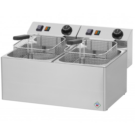 Friteuse électrique de table cuve 2x8L FE77E RM GASTRO