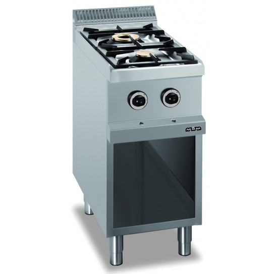 Cuisinière gaz 2 feux sur placard ouvert MAGISTRA 700 MG7G2SA77 MBM Cuisinière gaz 2 feux sur placard ouvert MAGISTRA 700 MG7G2SA77 MBM