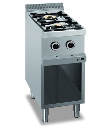 Cuisinière gaz 2 feux sur placard ouvert MAGISTRA 700 MG7G2SA77 MBM Cuisinière gaz 2 feux sur placard ouvert MAGISTRA 700 MG7G2SA77 MBM