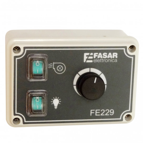 Variateur électronique de tension 4,5A mono pour moteur de hotte - FASAR FE229 Variateur électronique de tension 4,5A mono pour moteur de hotte - FASAR FE229