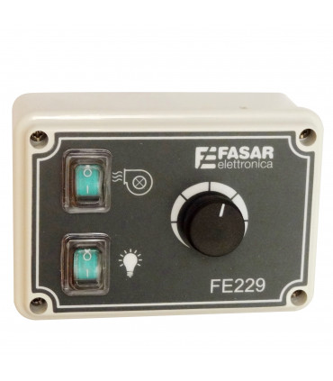 Variateur électronique de tension 4,5A mono pour moteur de hotte - FASAR FE229 Variateur électronique de tension 4,5A mono pour moteur de hotte - FASAR FE229