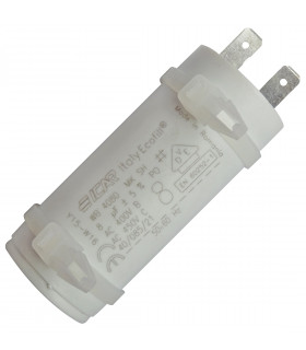 Condensateur 8 µF ICAR Italy Ecofill laminoir pizza Pastaline Giotto D45 D30 PC/10-0045