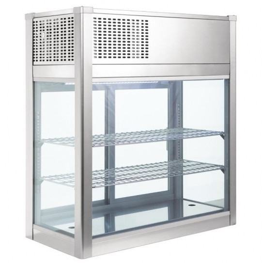 Vitrine réfrigérée, ventilée pâtisserie, sandwiche à poser 160 L - GH463 POLAR Vitrine réfrigérée, ventilée pâtisserie, sandwiche à poser 160 L - GH463 POLAR