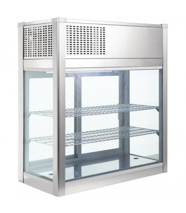 Vitrine réfrigérée, ventilée pâtisserie, sandwiche à poser 160 L - GH463 POLAR Vitrine réfrigérée, ventilée pâtisserie, sandwiche à poser 160 L - GH463 POLAR