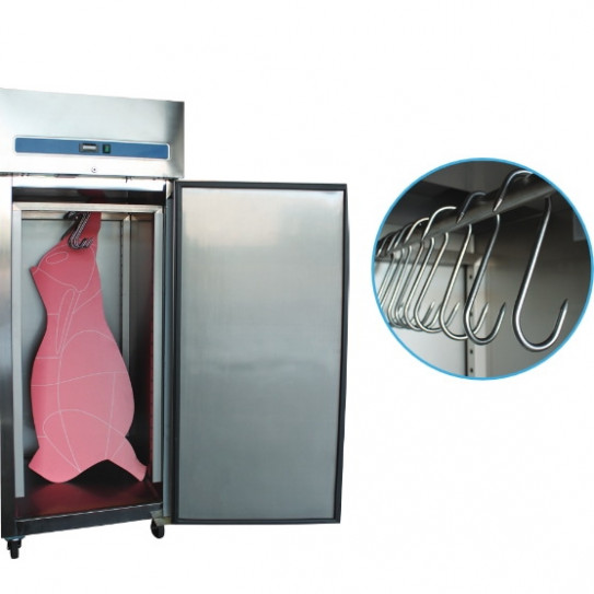 Armoire froide réfrigérée à gibier positive 650L -2ºC/+8ºC - 1 porte inox GIB-GN650TN L2G Armoire froide réfrigérée à gibier positive 650L -2ºC/+8ºC - 1 porte inox GIB-GN650TN L2G
