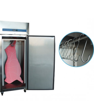 Armoire froide réfrigérée à gibier positive 650L -2ºC/+8ºC - 1 porte inox GIB-GN650TN L2G Armoire froide réfrigérée à gibier positive 650L -2ºC/+8ºC - 1 porte inox GIB-GN650TN L2G