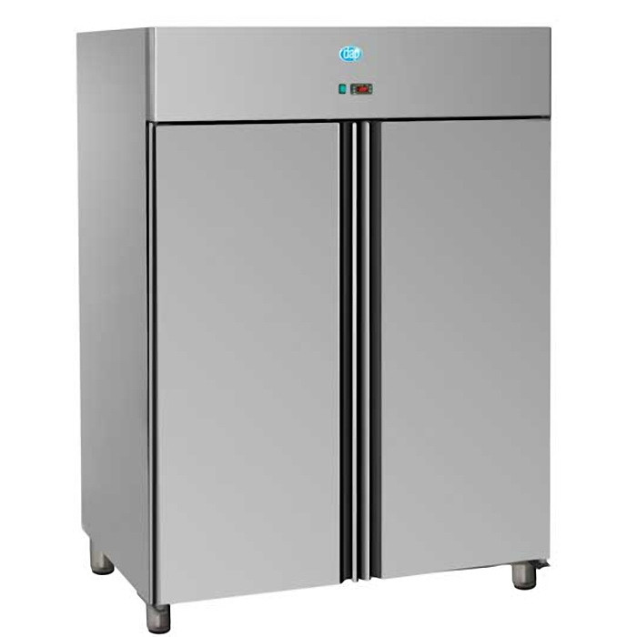 Congélateur armoire réfrigérée température négative en inox 2P 1400L