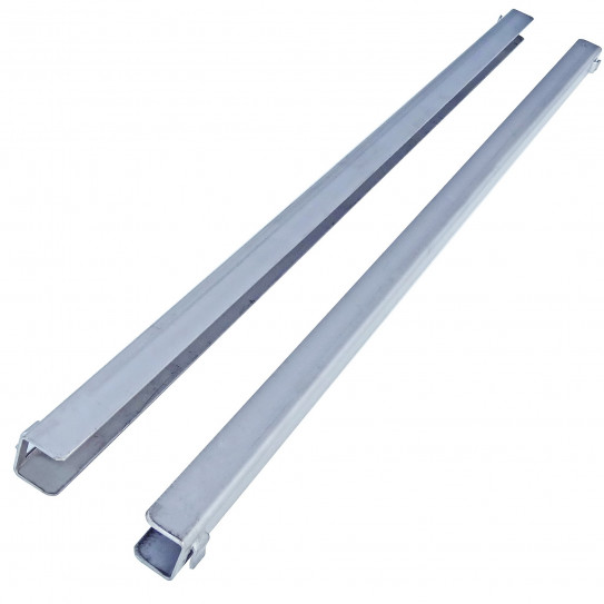 Paire de glissières gauche/droite en U de Long. 640 mm GN650TN.52.1 Paire de glissières gauche/droite en U de Long. 640 mm GN650TN.52.1