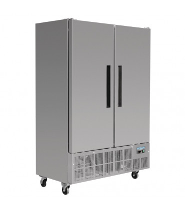Armoire négative 960 Litres 2 portes inox extérieur - Dimensions ext. 1340 x 710 x 2000(H) mm - GD880 POLAR Armoire négative 960 Litres 2 portes inox extérieur - Dimensions ext. 1340 x 710 x 2000(H) mm - GD880 POLAR